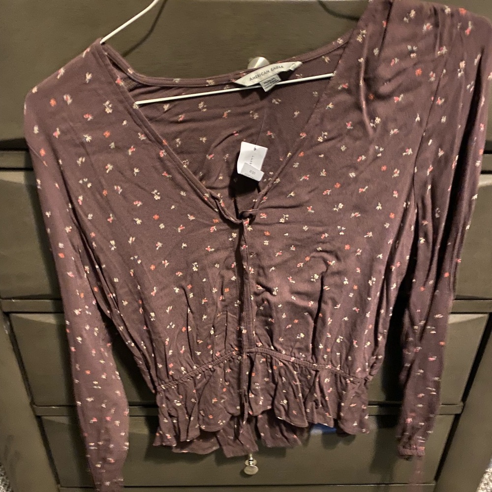 American Eagle Long Sleeve Blouse